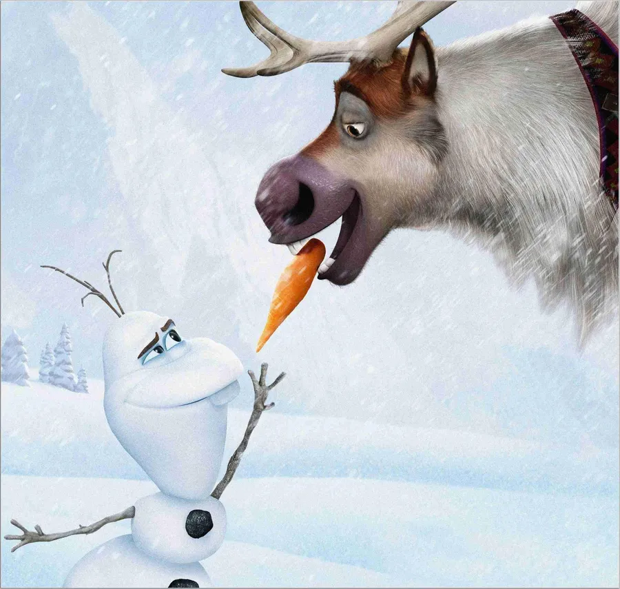 Snowman background