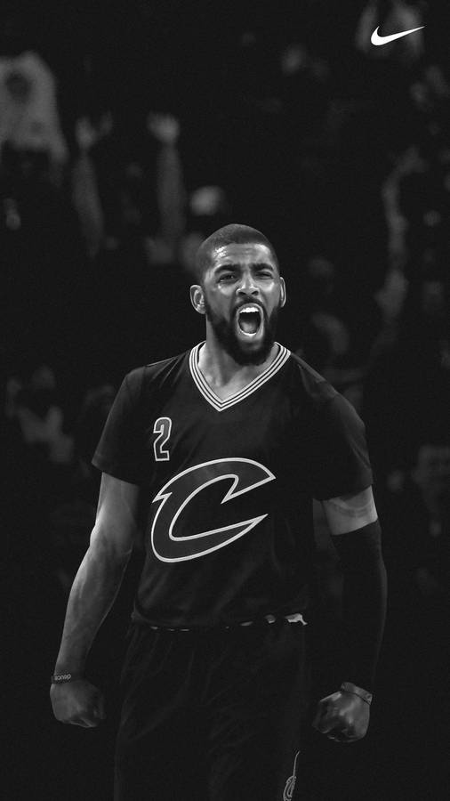 kyrie irving black and white