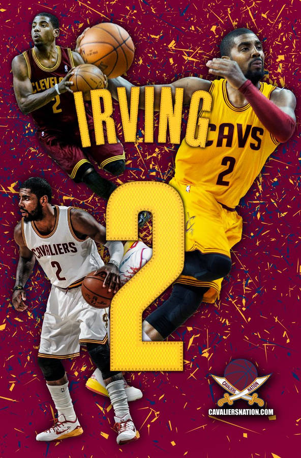 Download Kyrie Irving Cleveland Cavaliers Number Two Wallpaper Wallpapers Com
