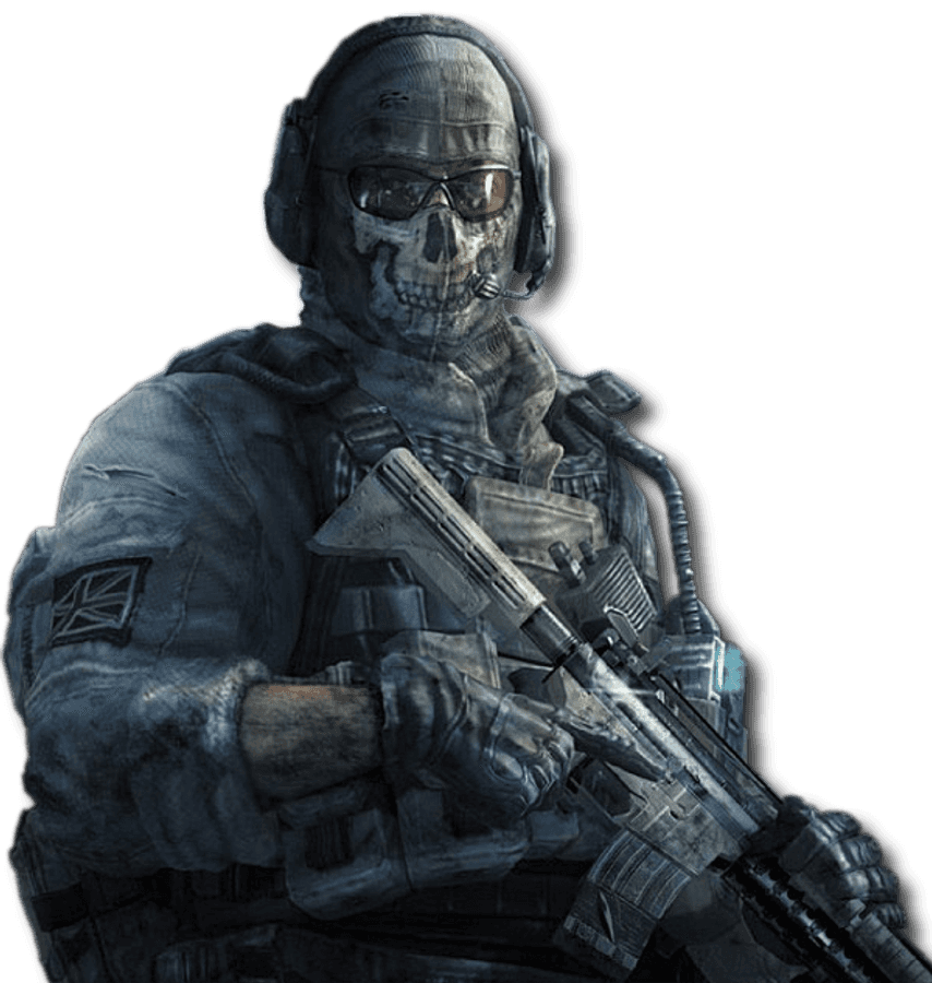 Callof Duty Soldierwith Skull Mask