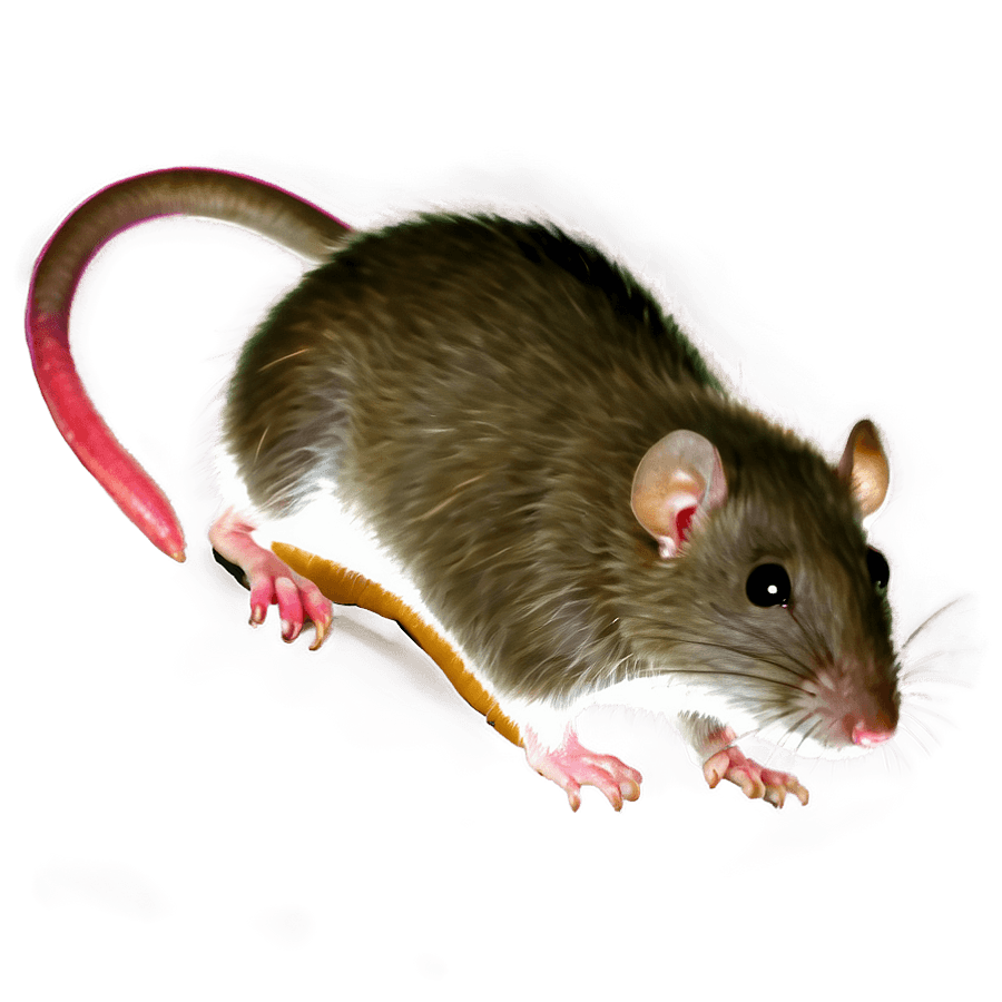 Brown Rat PNG wib36