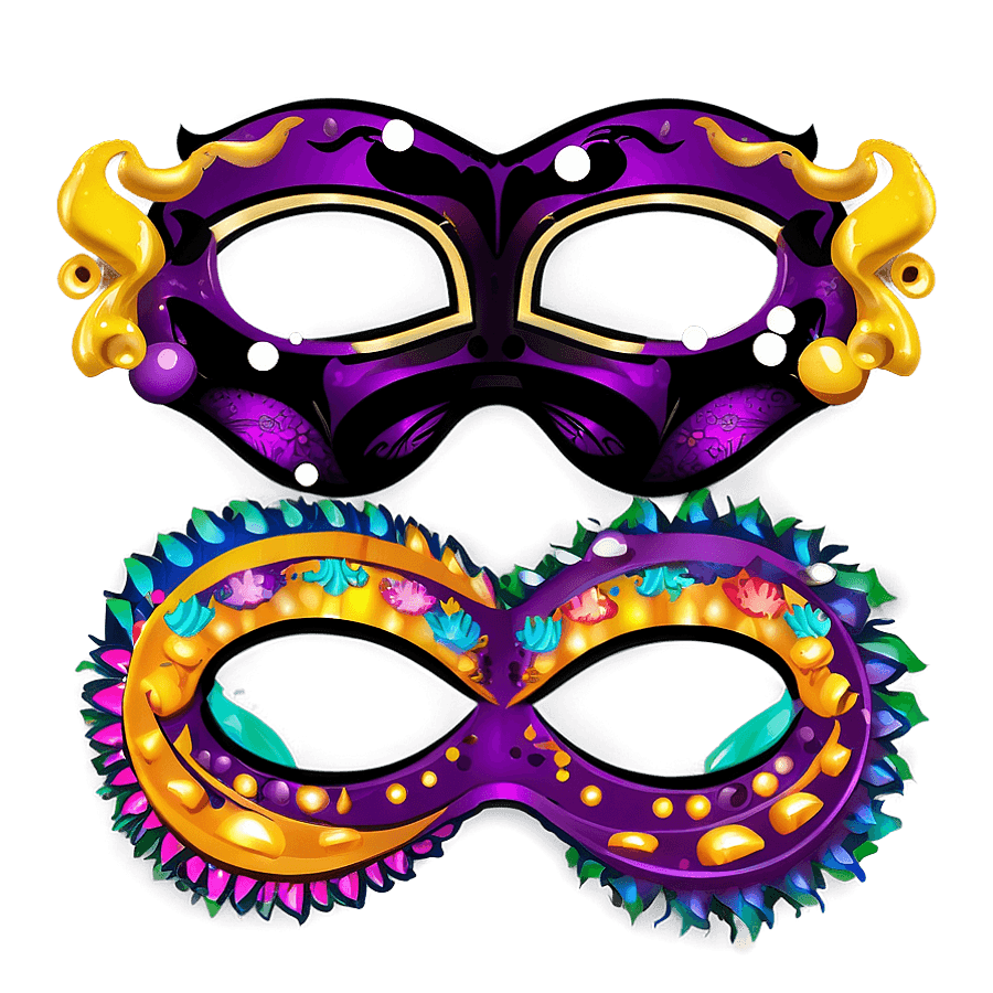 Mardi Gras Fireworks PNG ium