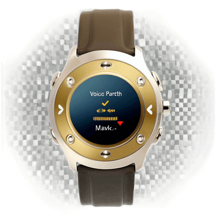 Voice Command Smartwatch PNG 39