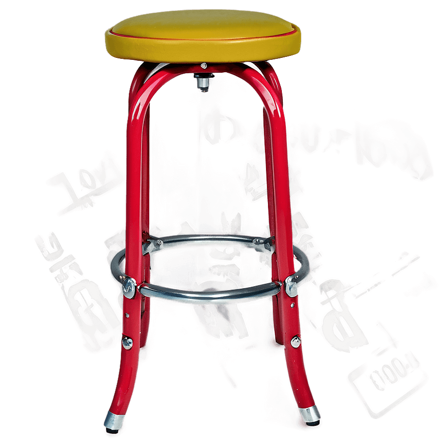 Vibrant Colored Barstool PNG rrd