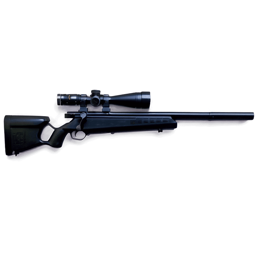 Sniper Holding Gun PNG vhr42