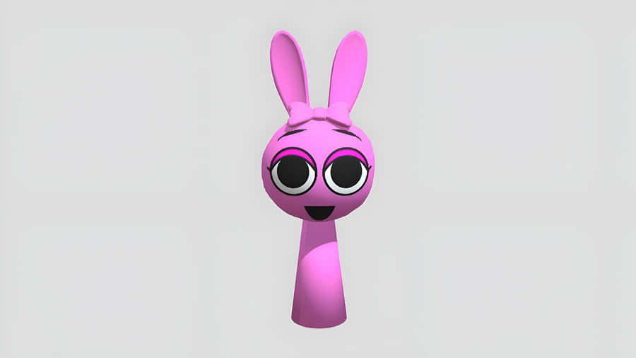 Sprunki Pink Bunny Maskottchen