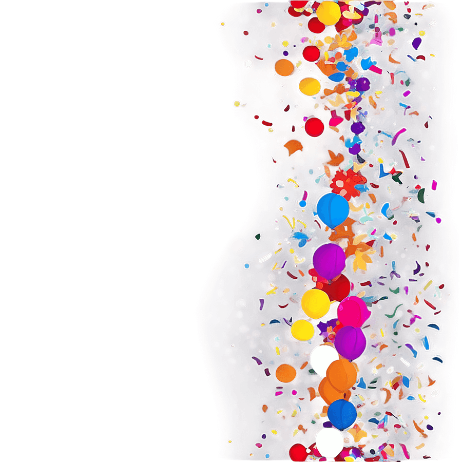 Celebration Confetti Colorful PNG 06292024