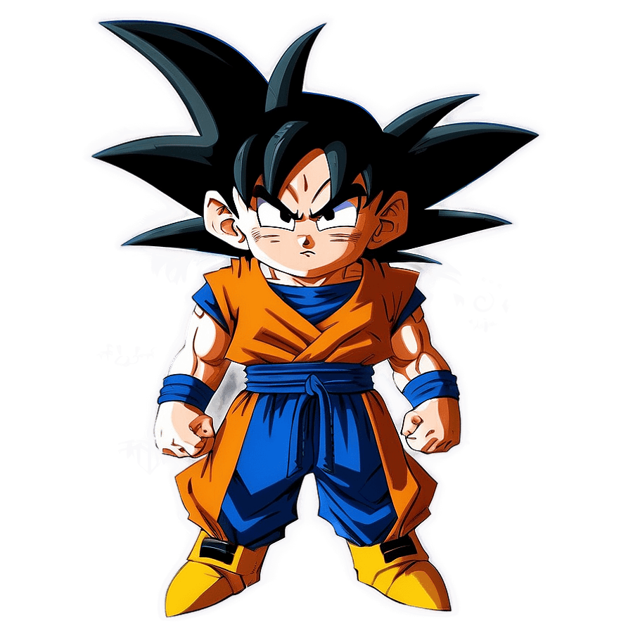 Goku Standing Fearless PNG 52