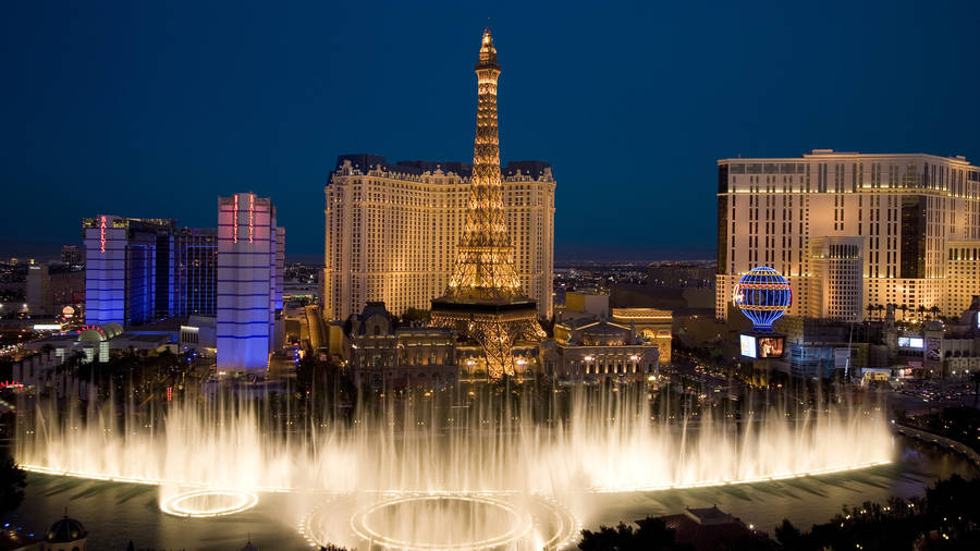 Las Vegas Bellagio Fountain show wallpaper