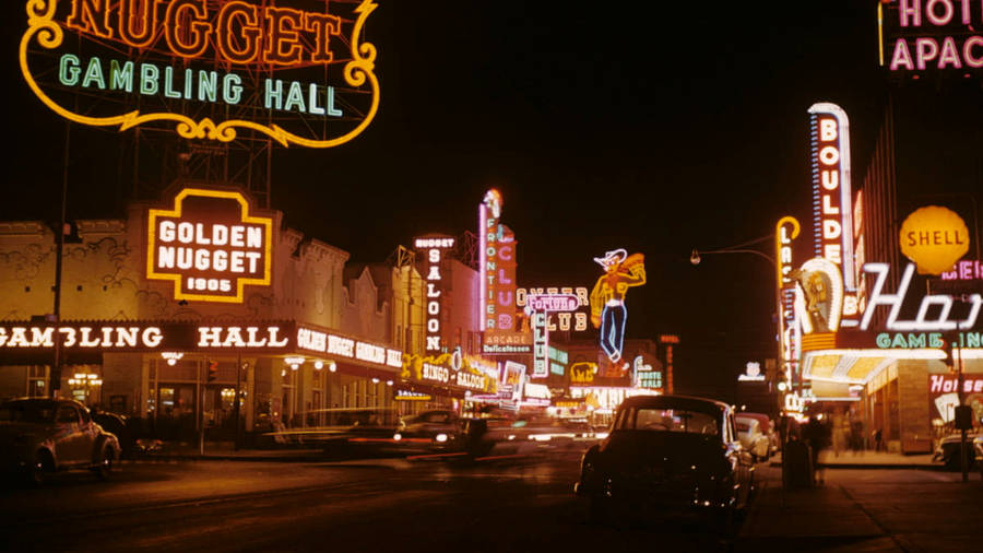 Las Vegas Lights At Night wallpaper