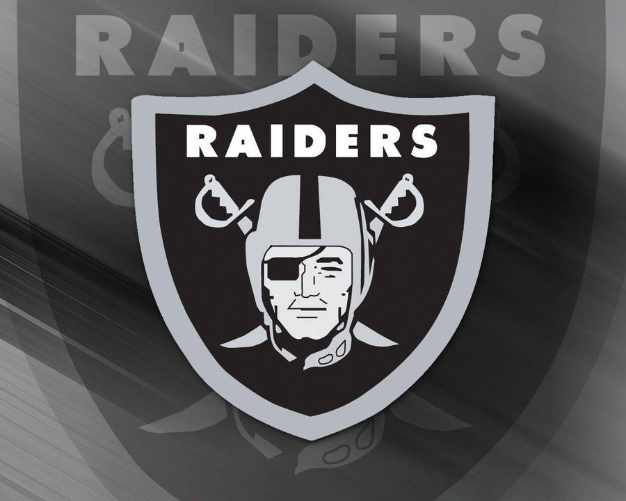 Download Las Vegas Raiders Nfl Team Logo Wallpaper | Wallpapers.com