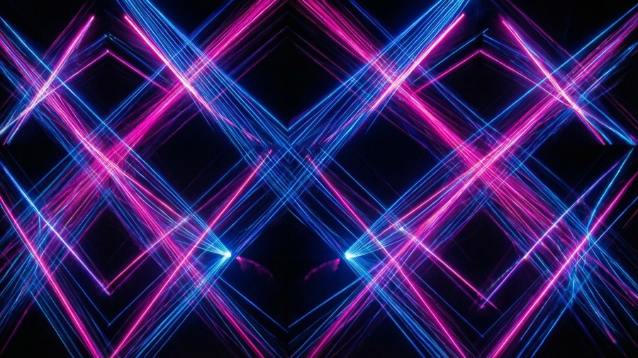 Lazer Geometry Wallpaper