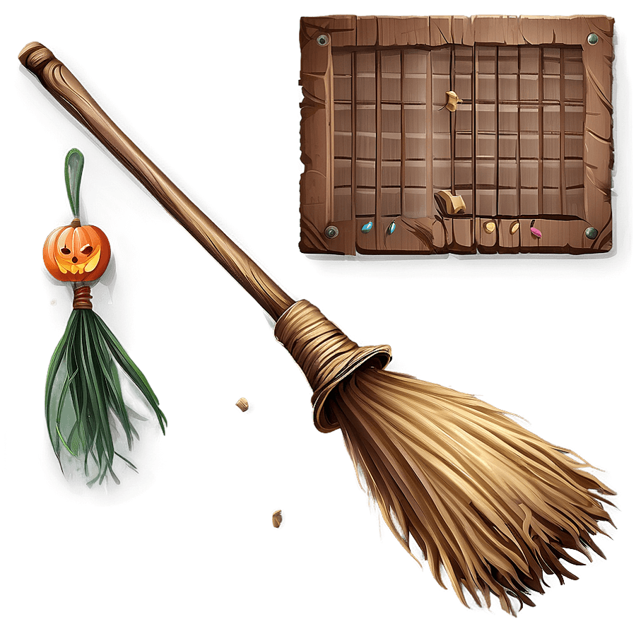 Witch Broom Art PNG 17