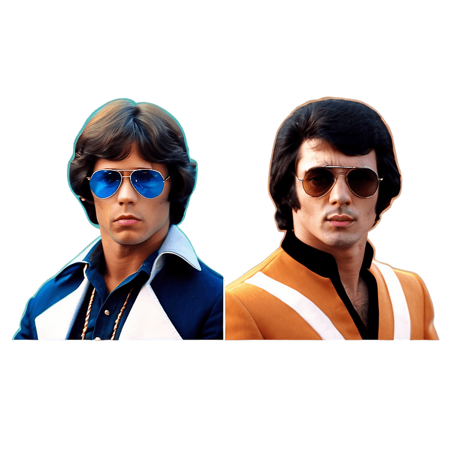 Iconic 70s Film Scenes PNG ylx