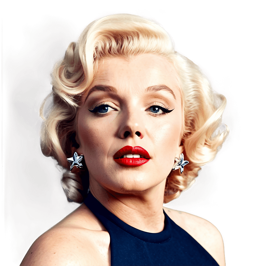 Marilyn Monroe Sensational Star PNG 06112024