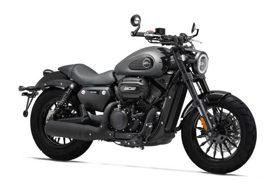 Keeway Schwarzer Cruiser-Motorrad