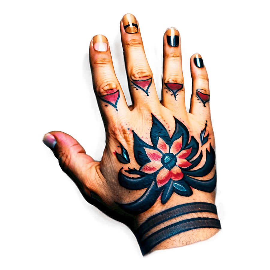 Traditional Hand Tattoo PNG ejb