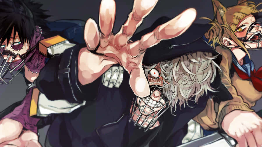 Personagens de Anime Atingindo