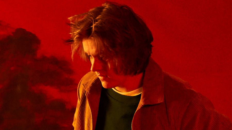 Download Lewis Capaldi Red Desktop Wallpaper | Wallpapers.com