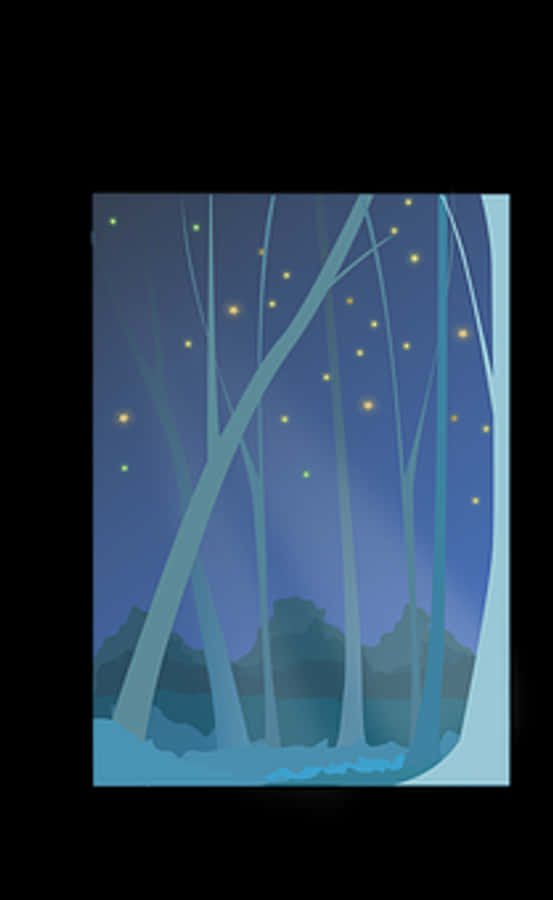Enchanted Forest Night Scene