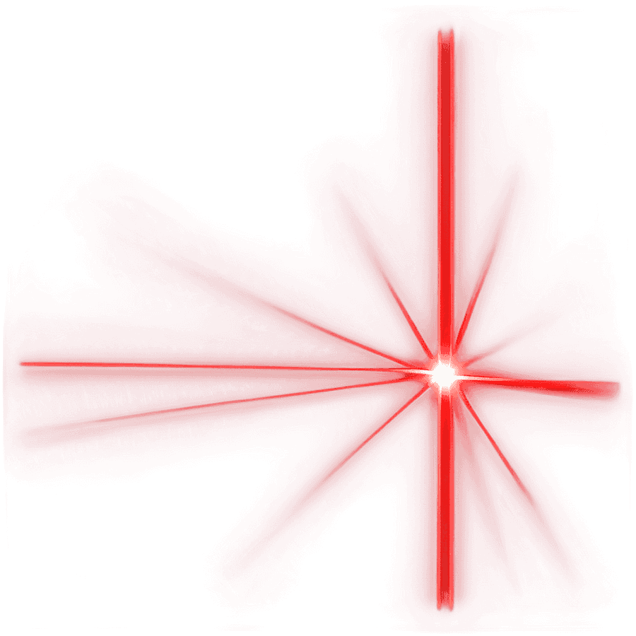 Red Laser Beam for Design PNG fjn