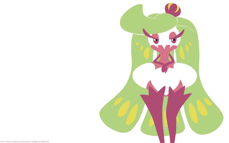 Arte Vetorial de Pokemon Tsareena
