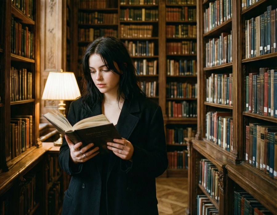 Bibliotekskontemplation Wallpapers