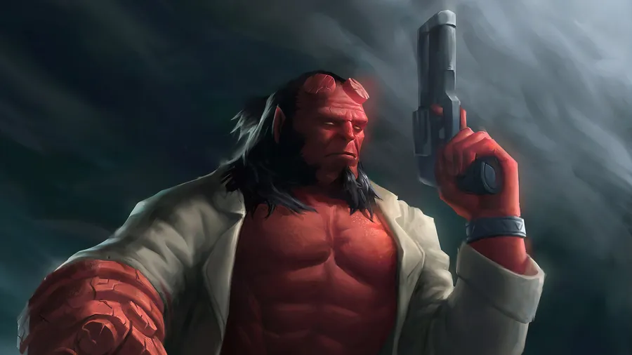 Hellboy Armedand Determined