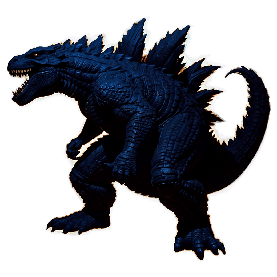 Godzilla Minus One Silhouette PNG sxm7