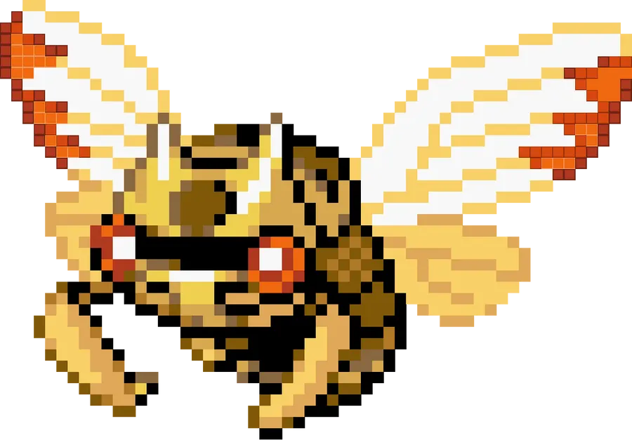 Pixelated Ninjask Graphic