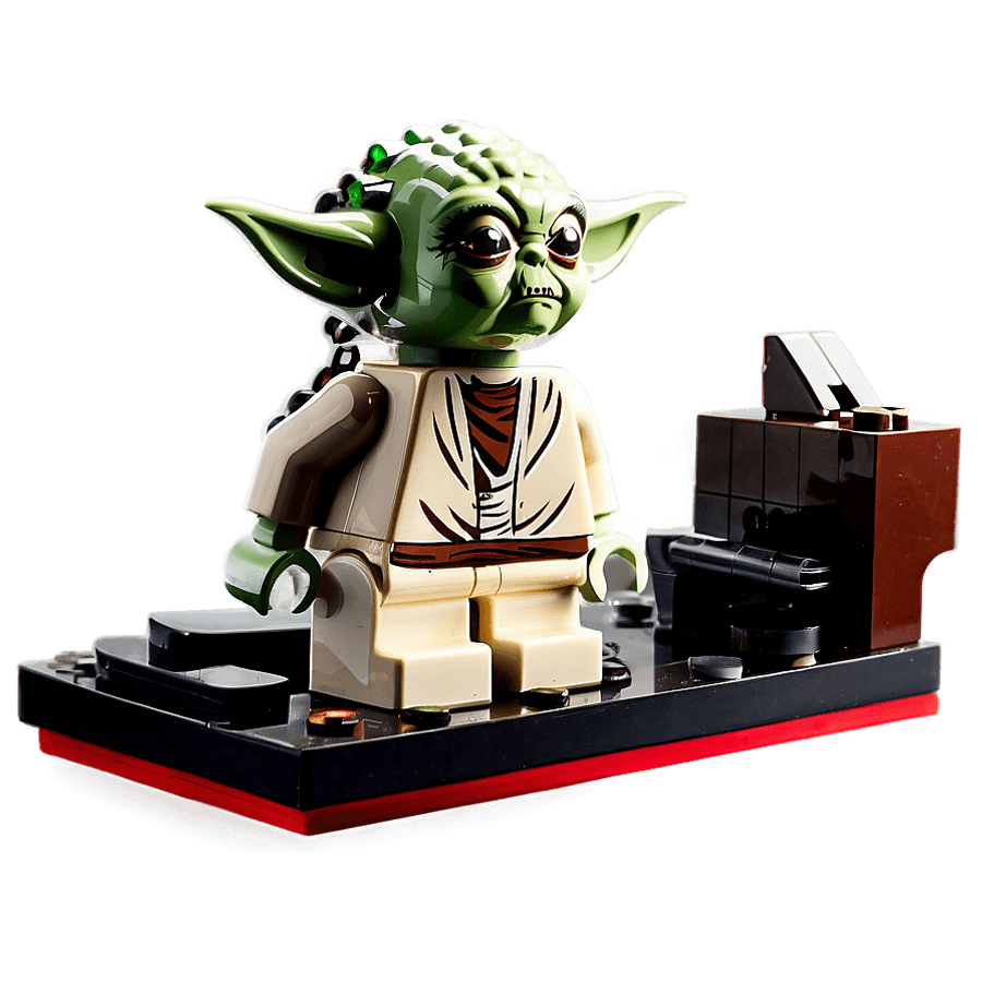 Lego Yoda Desk Decoration PNG 06282024