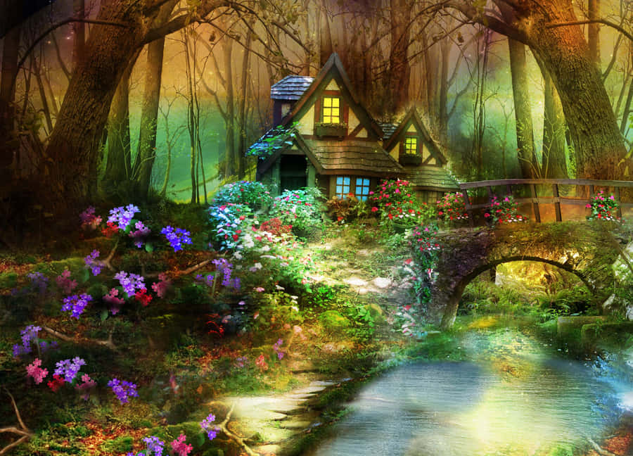3Dskov 2500 x 1800 tapet