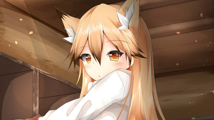 Ritratto Ragazza Volpe Anime