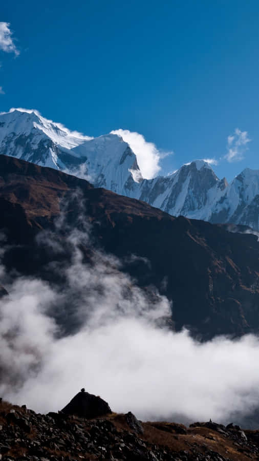 Diemalerische Majestät des Himalaya