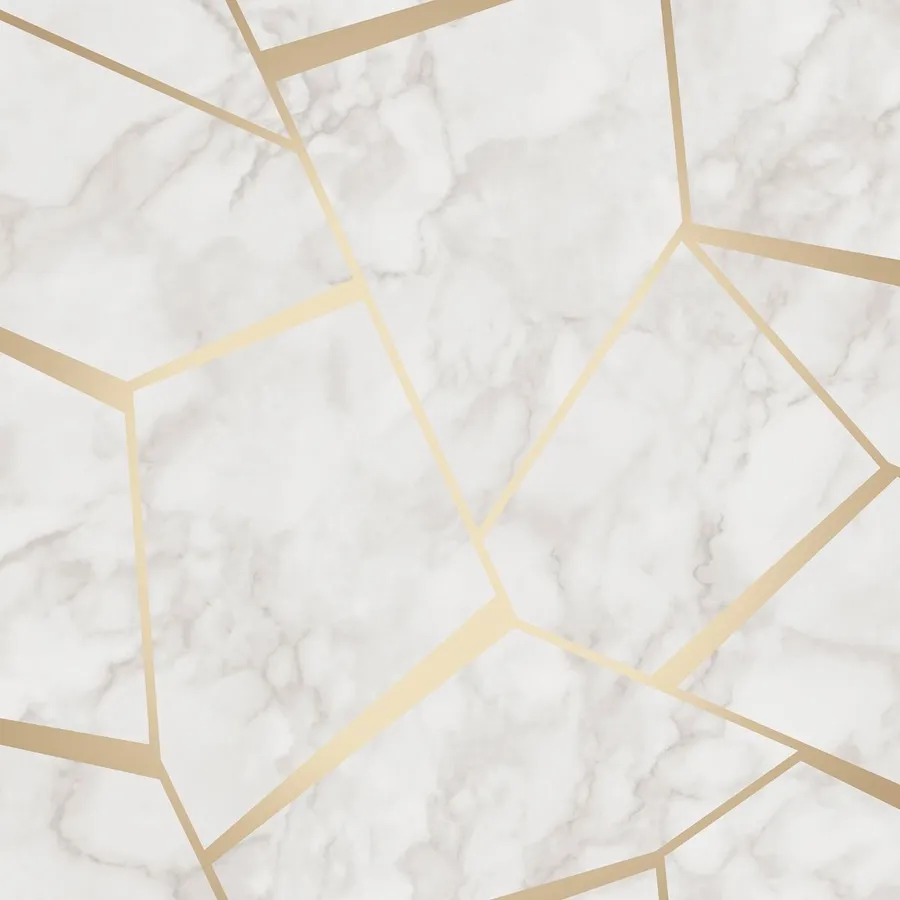 Fractal Marble White Pattern