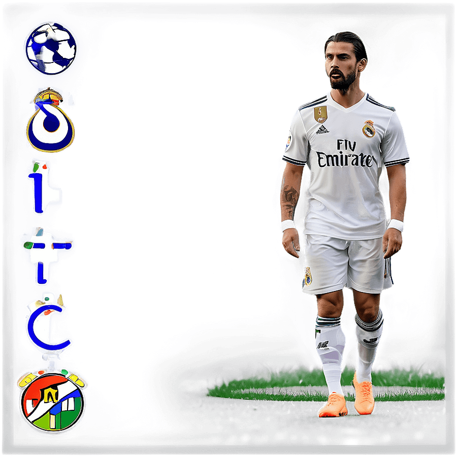 Real Madrid Game Day Poster PNG inx