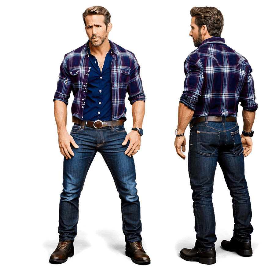 Ryan Reynolds in Jeans PNG ncq