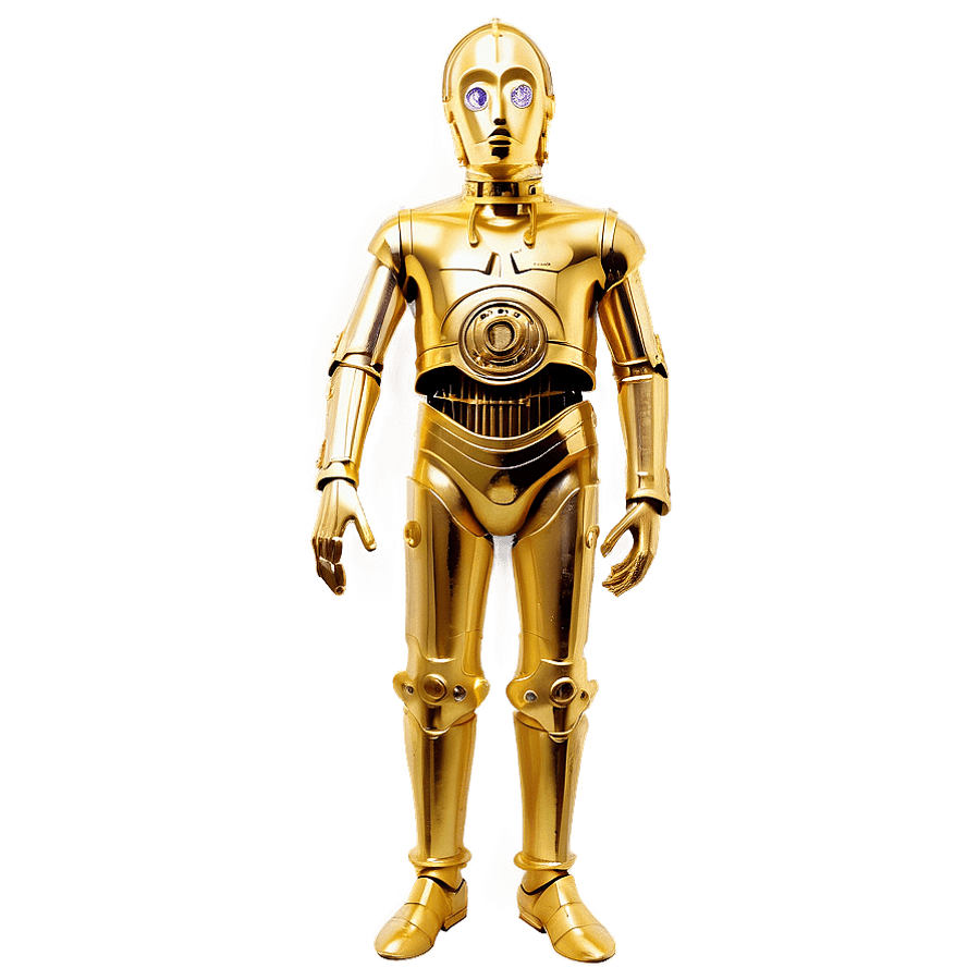 C3PO Transparent Background PNG pew45