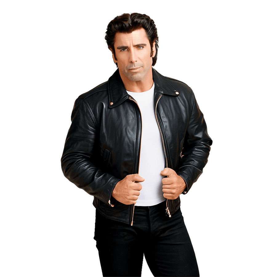 Grease John Travolta Style PNG sjl8