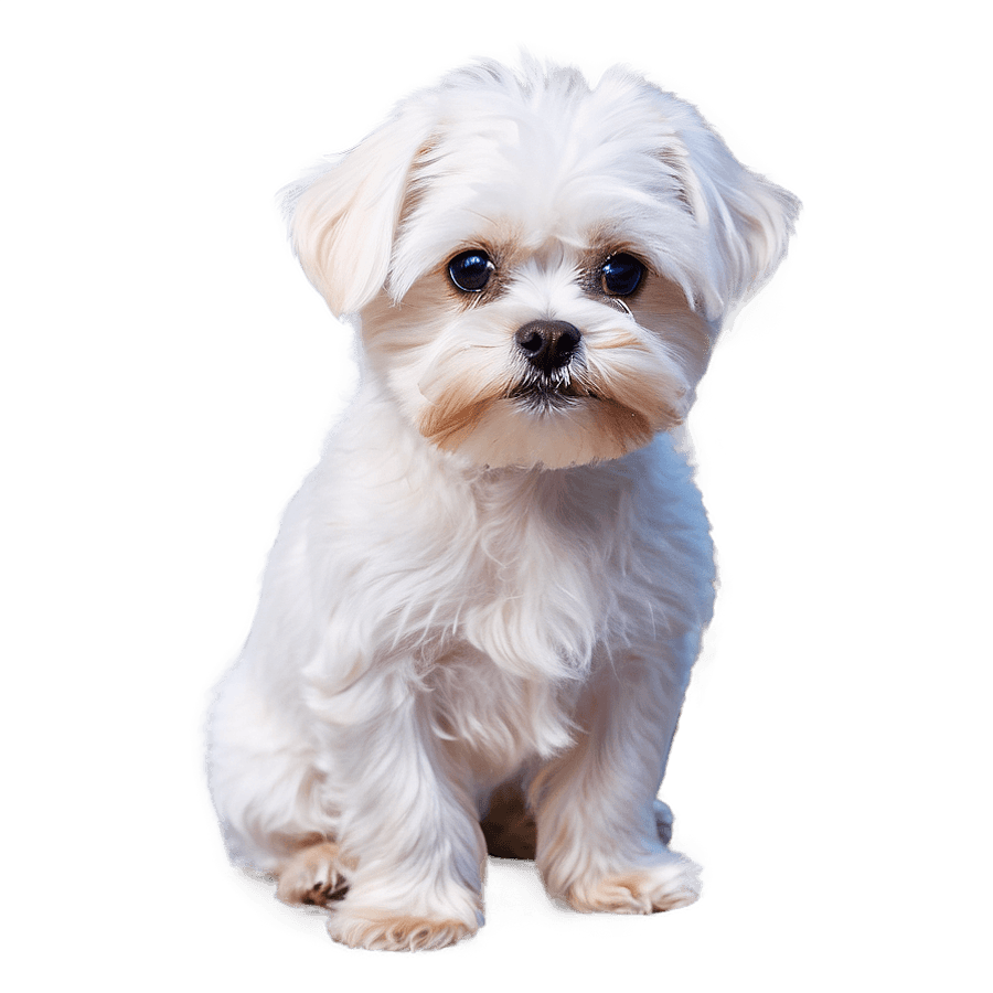 Maltese with Sparkling Eyes PNG 06282024