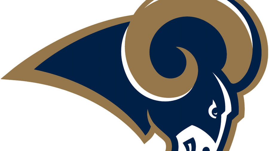 Download Los Angeles Rams White Logo Wallpaper | Wallpapers.com