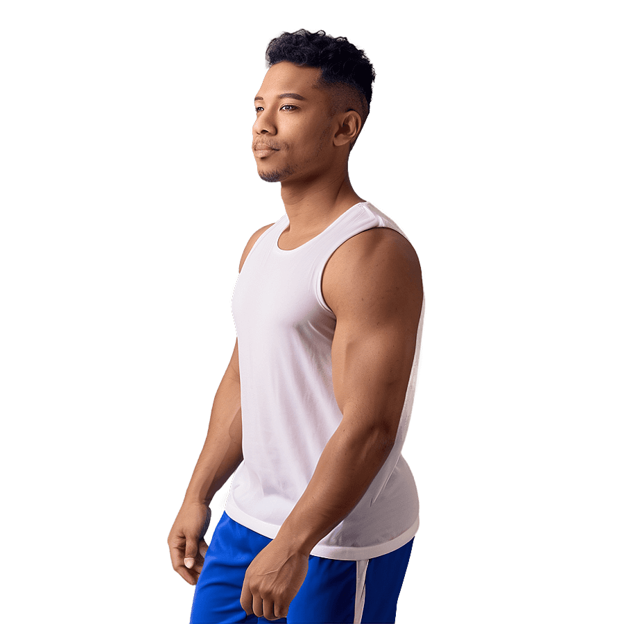 Men's Muscle Tank Top PNG qph71