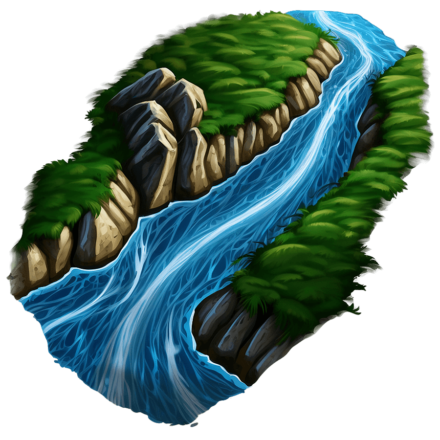 Flowing River PNG yot82