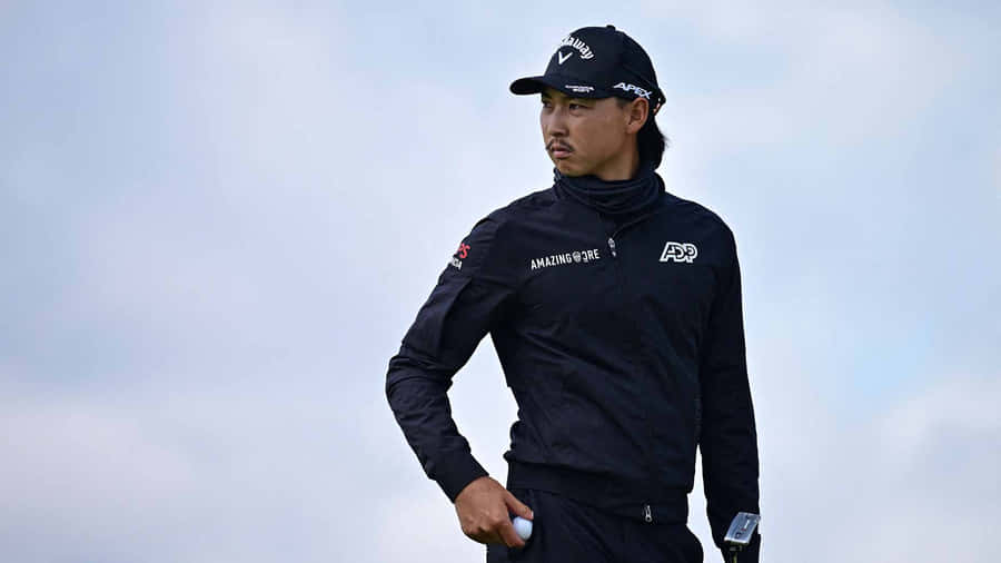 Golfari Min Woo Lee Mietiskelevä Hetki