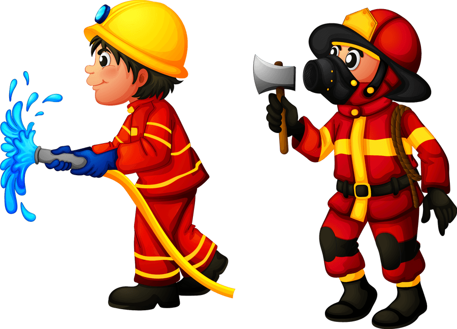 Firefighter Royalty-free Stock Photography Clip Art - Fire Fighter Clipart Transparent Background, HD Png Download