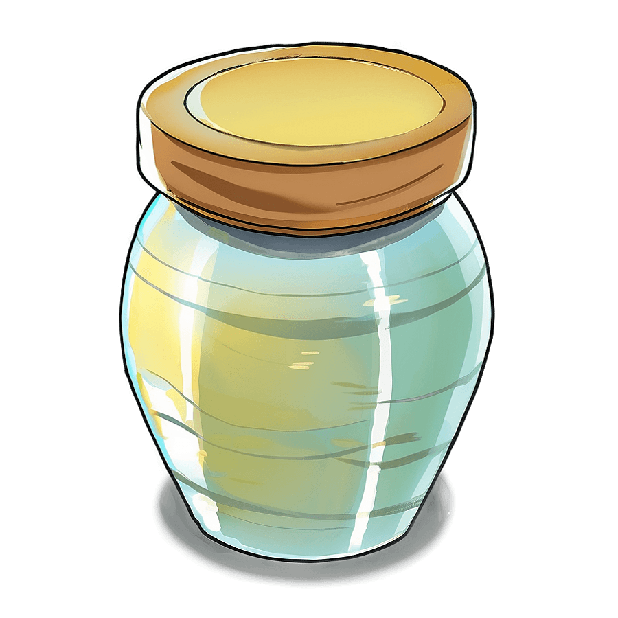 Honey Pot Drawing PNG 06292024