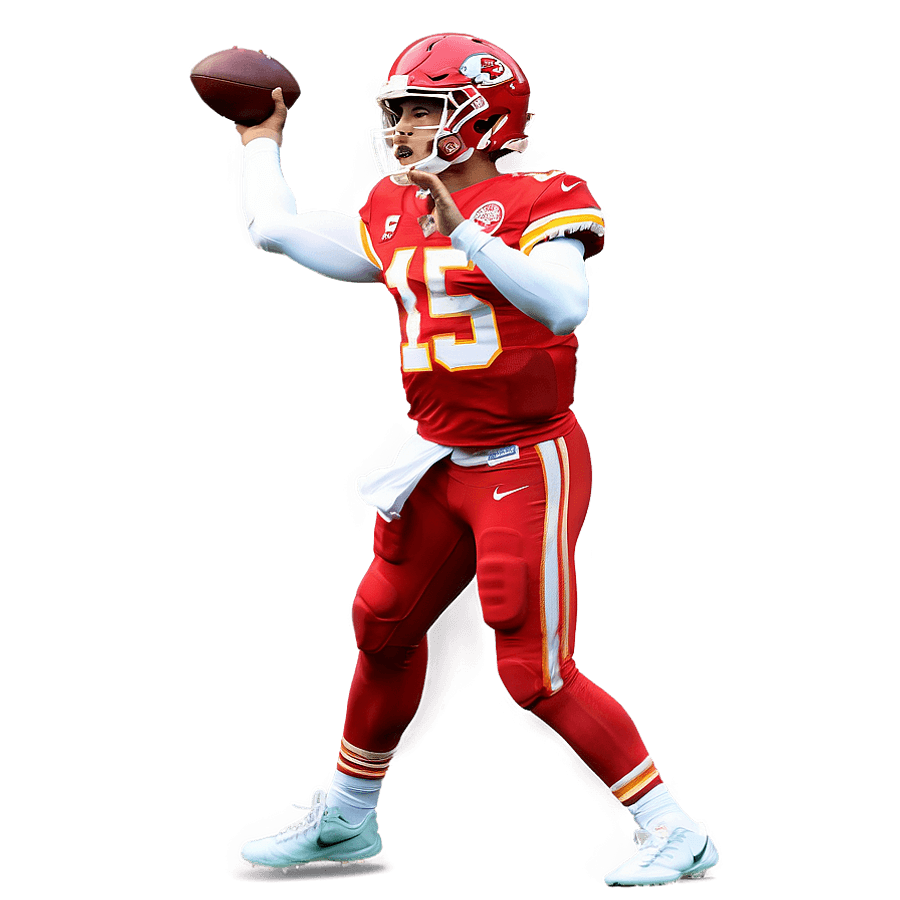 Patrick Mahomes Dynamic Play PNG 35
