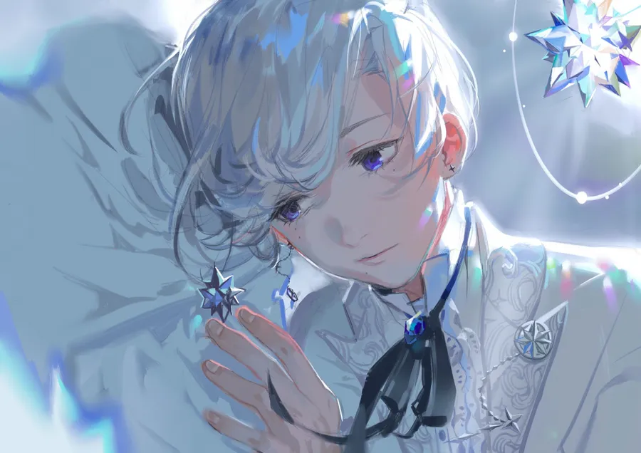 Anime Blue Boy