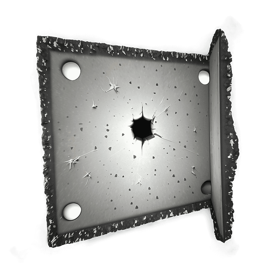 Bullet Holes in Wall PNG 05252024