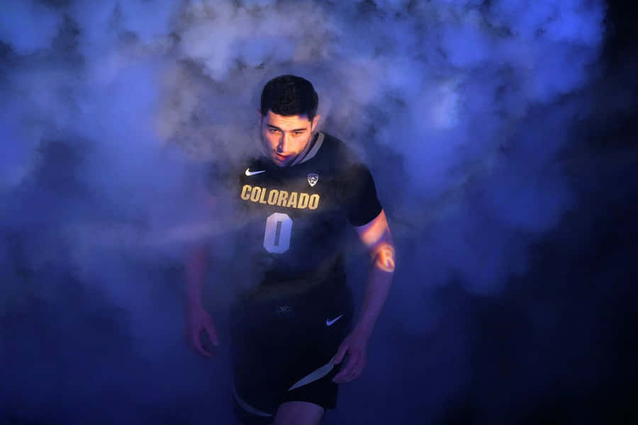 Atleta dei Colorado Buffaloes nella Nebbia